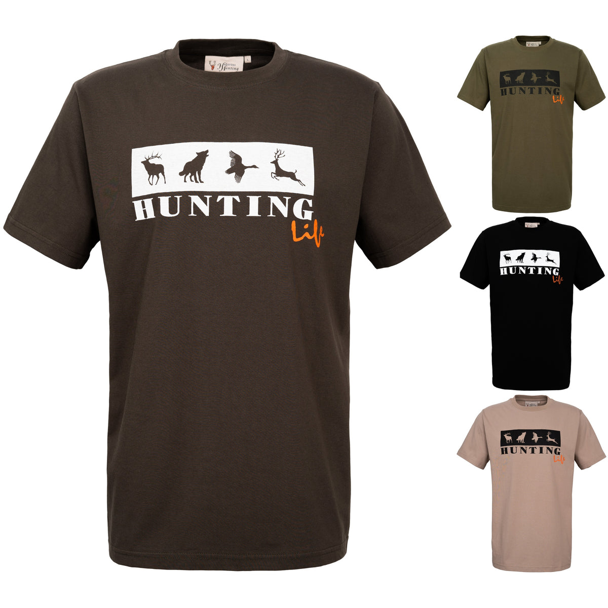 Robustes T-Shirt "Hunting Life"