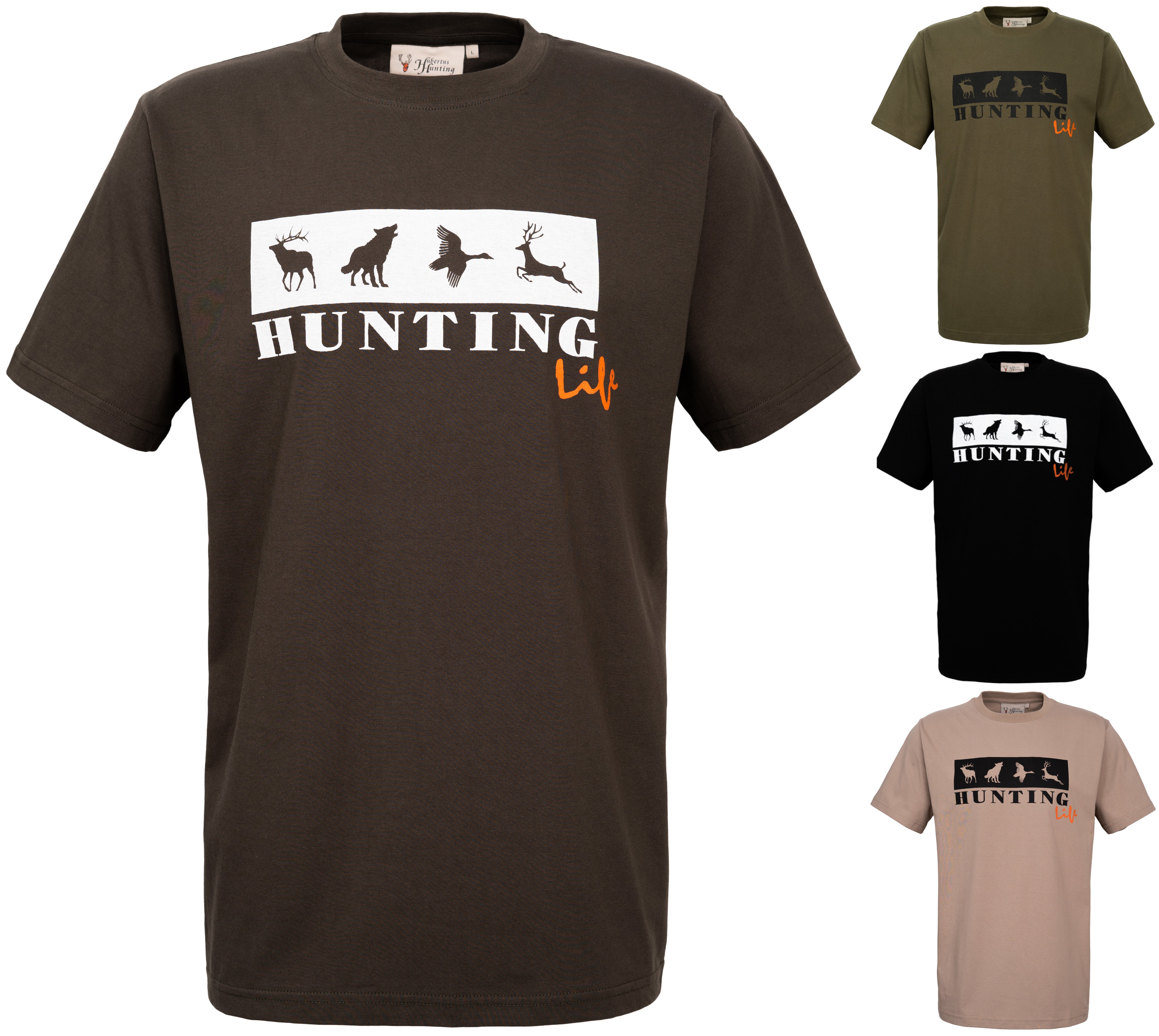 Robustes T-Shirt "Hunting Life"