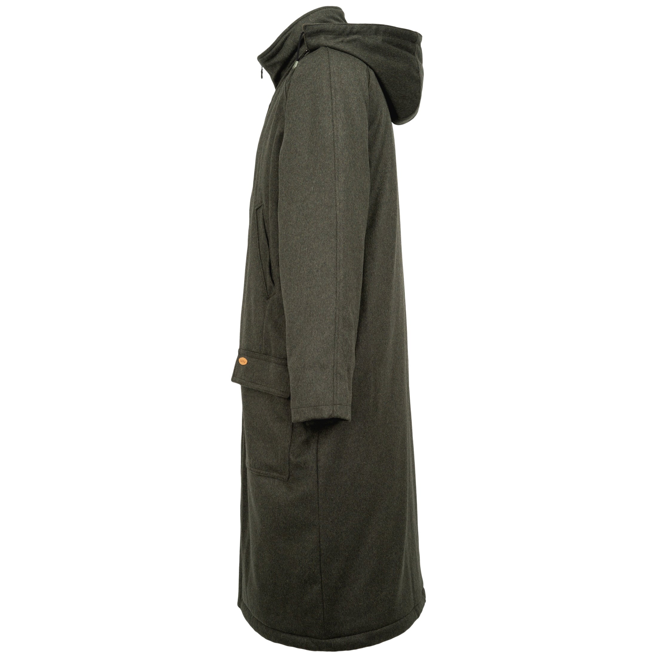 Snugly warm hunting and blind jacket