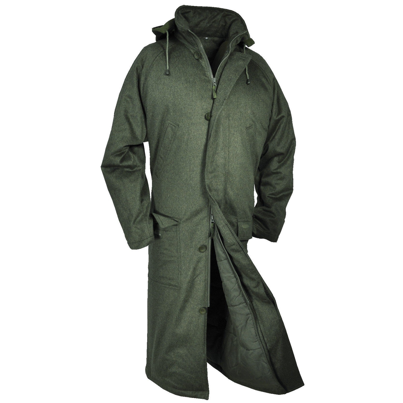 Snugly warm hunting and blind jacket