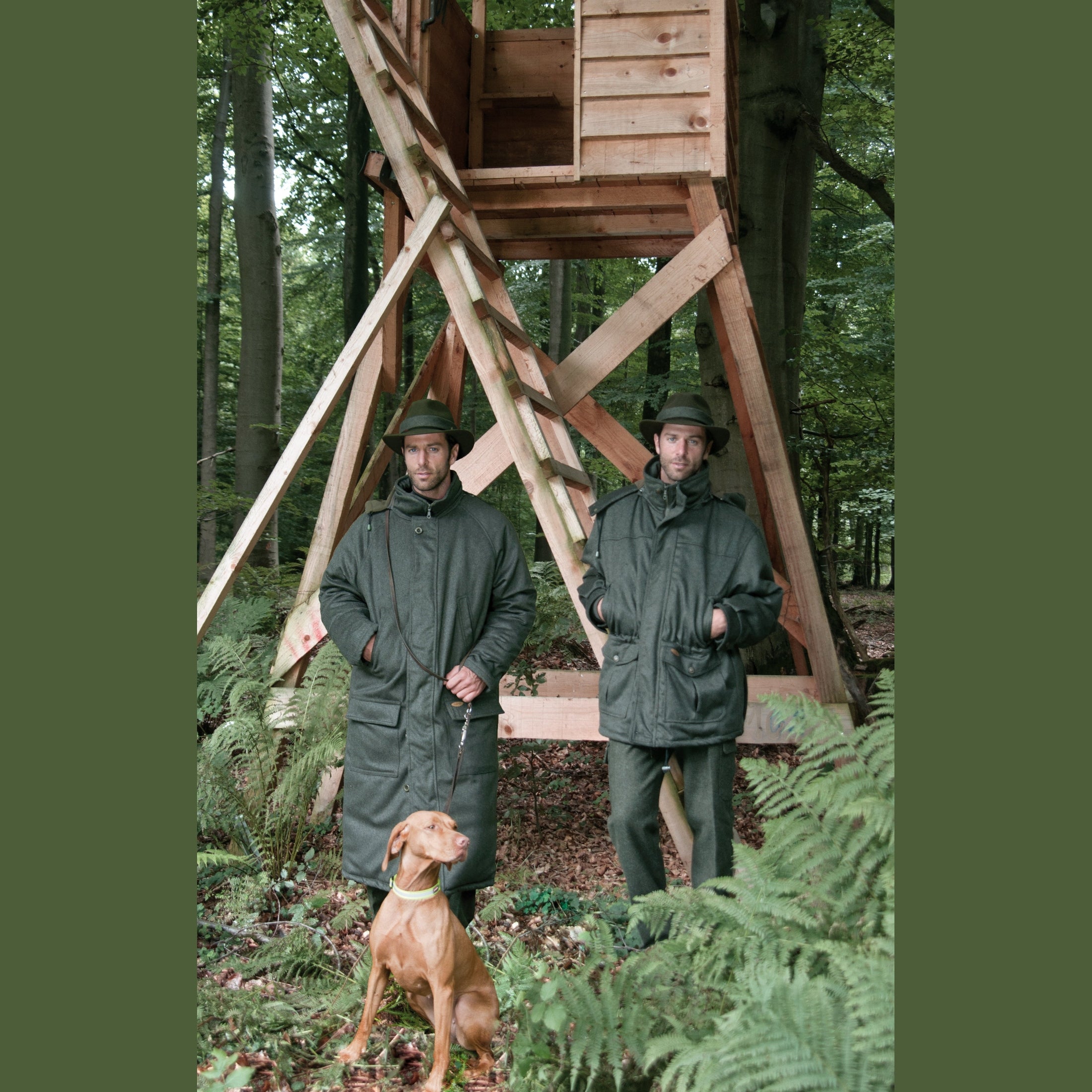 Silent loden jacket