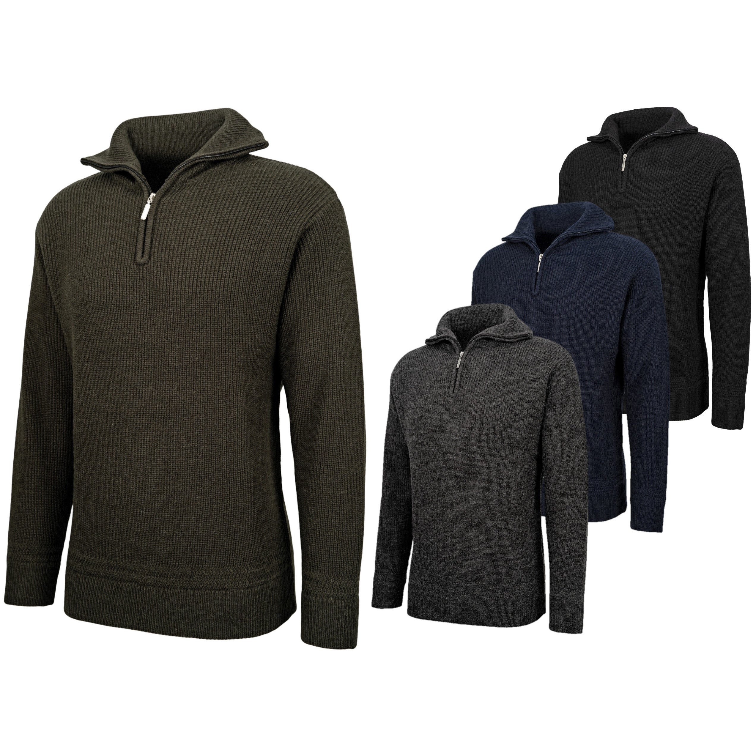 Pull en tricot de chasse chaud, forme Troyer