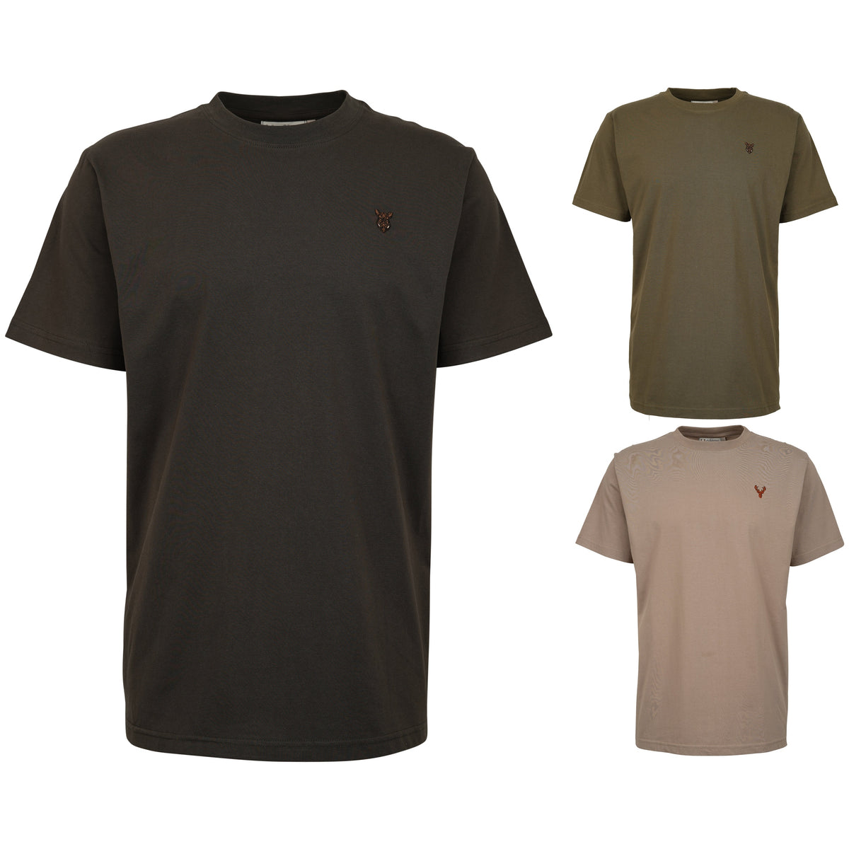 Robustes T-Shirt mit Stickerei