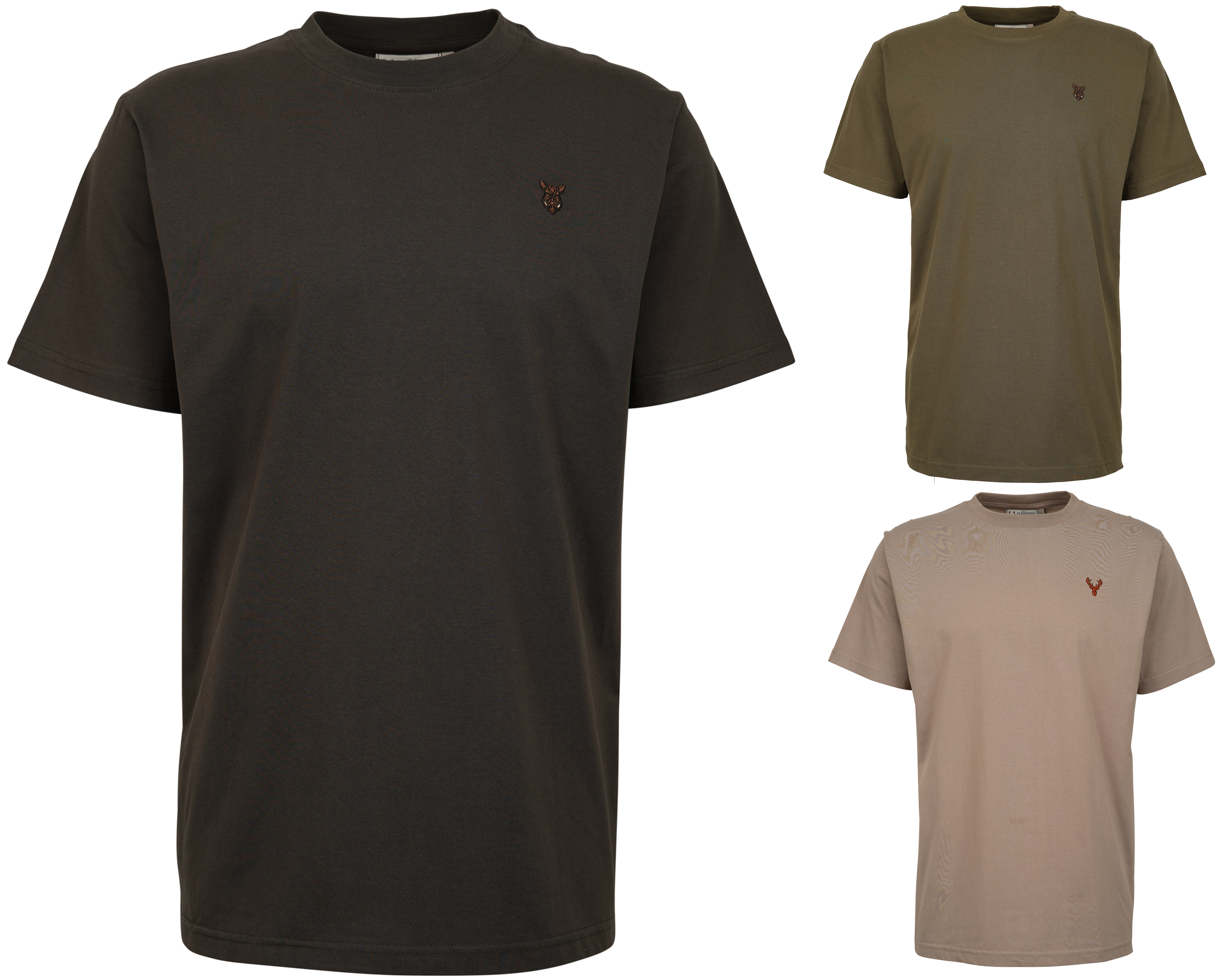 Robustes T-Shirt mit Stickerei