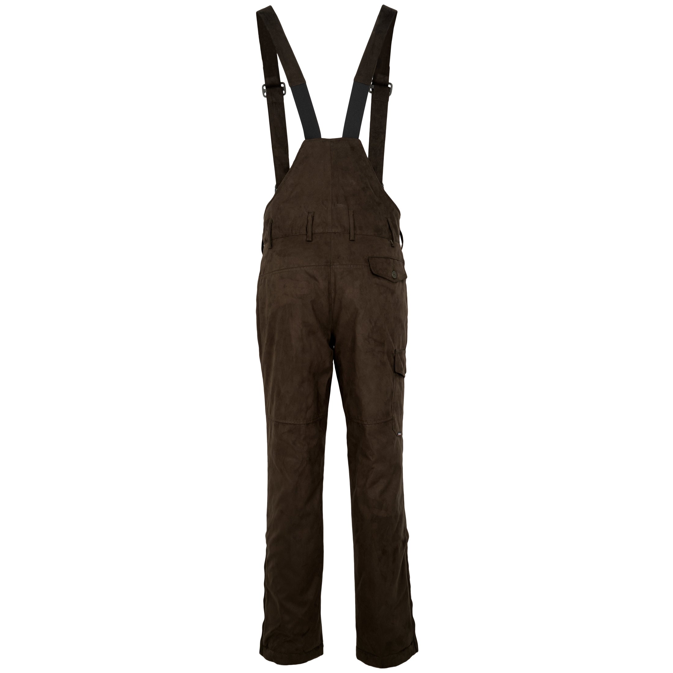 Pantalon de traque thermique chaud avec bavette