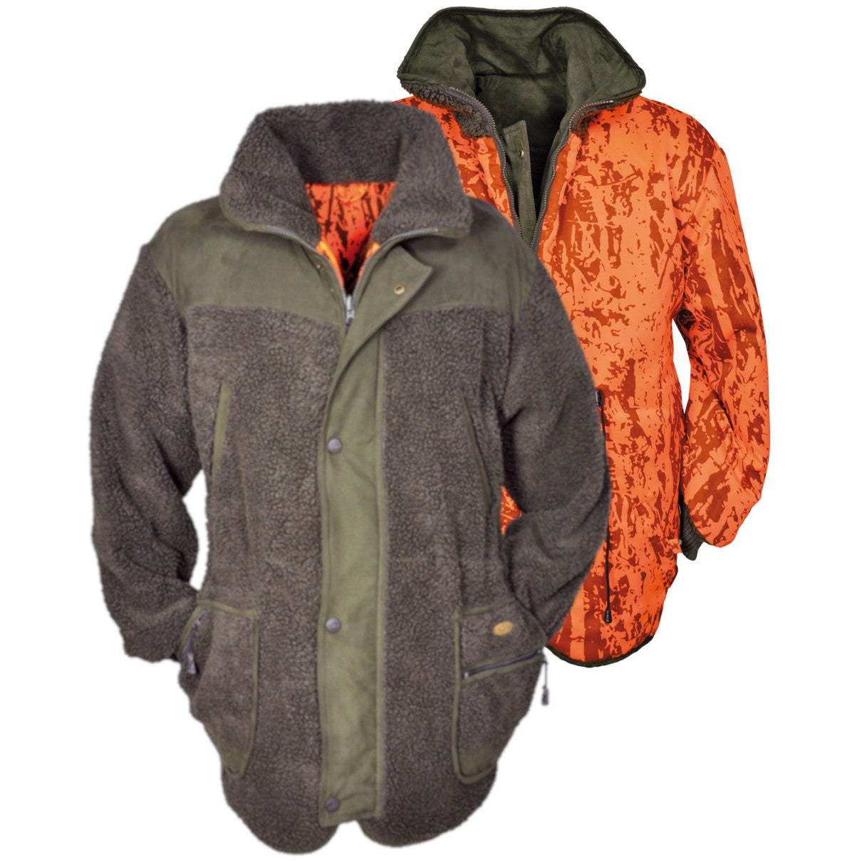 Reversible Scandinavian Fleece Jacket
