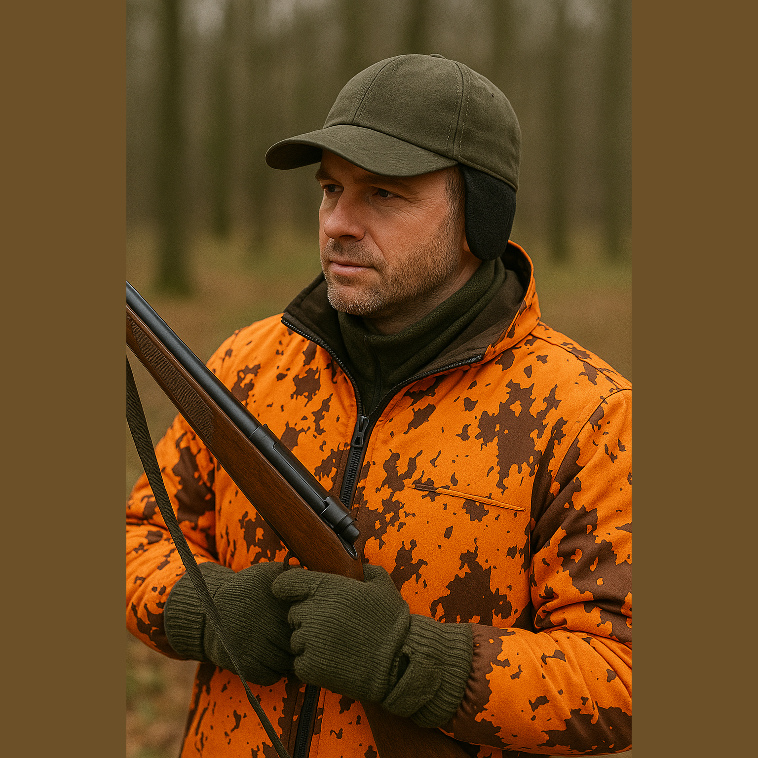 Geräuschlose Camo-Wendecap