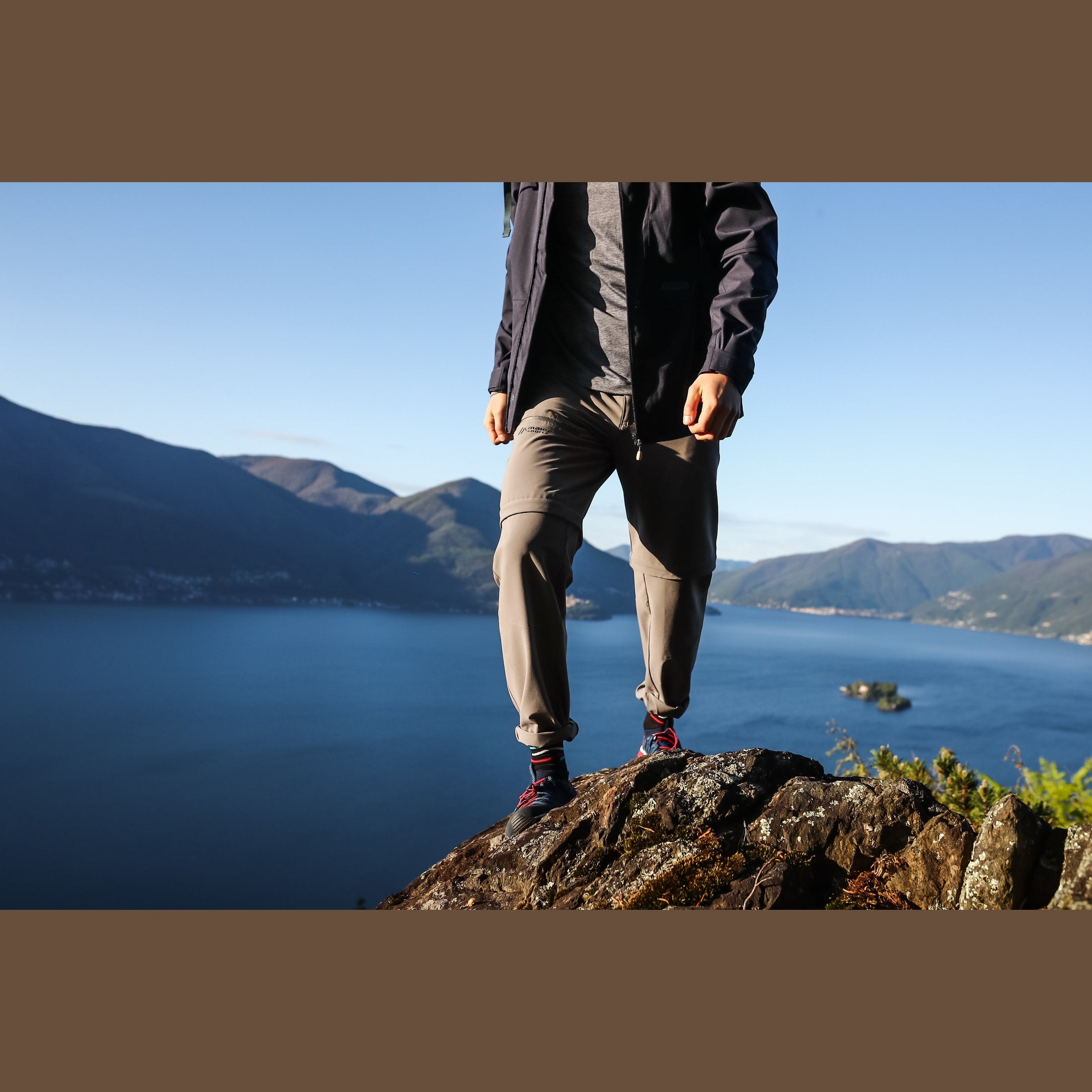 Leichte Zip-Outdoorhose "Zillertal"