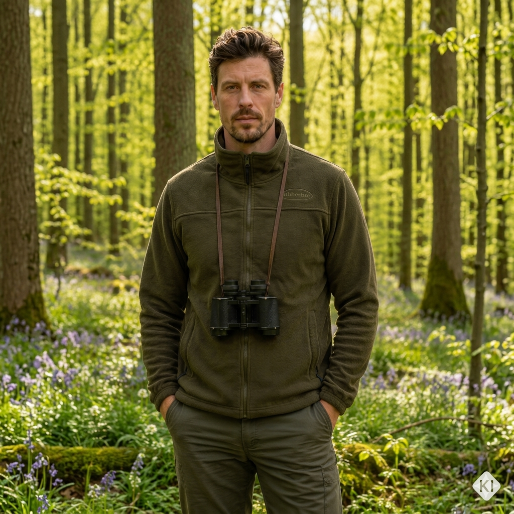 Warme Fleecejacke