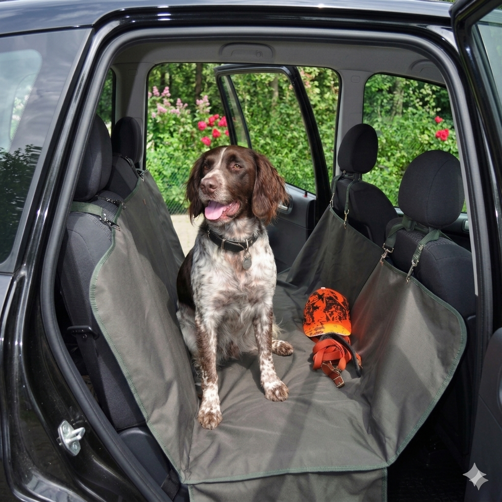 Car Dog Blanket | 140 x 140 cm | Olive