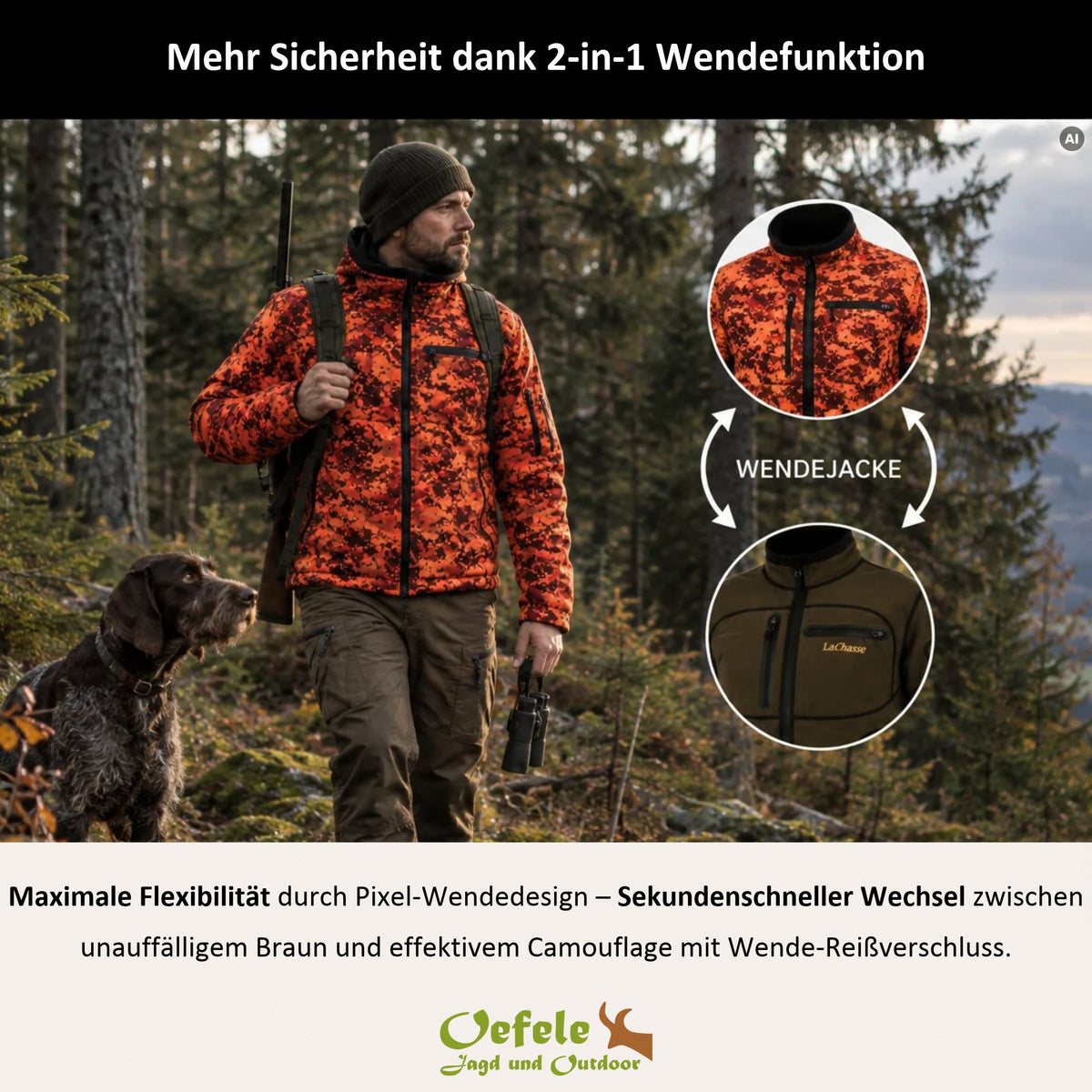 Micro-Wendefleecejacke "Ontario"